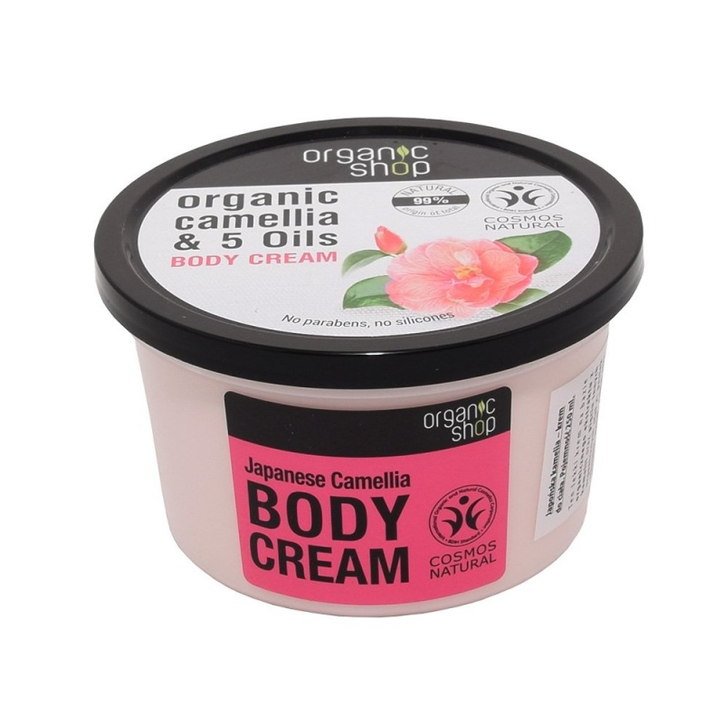 Organic Camellia & 5 Oils Body Cream krem do ciała Japońska Kamelia 250ml