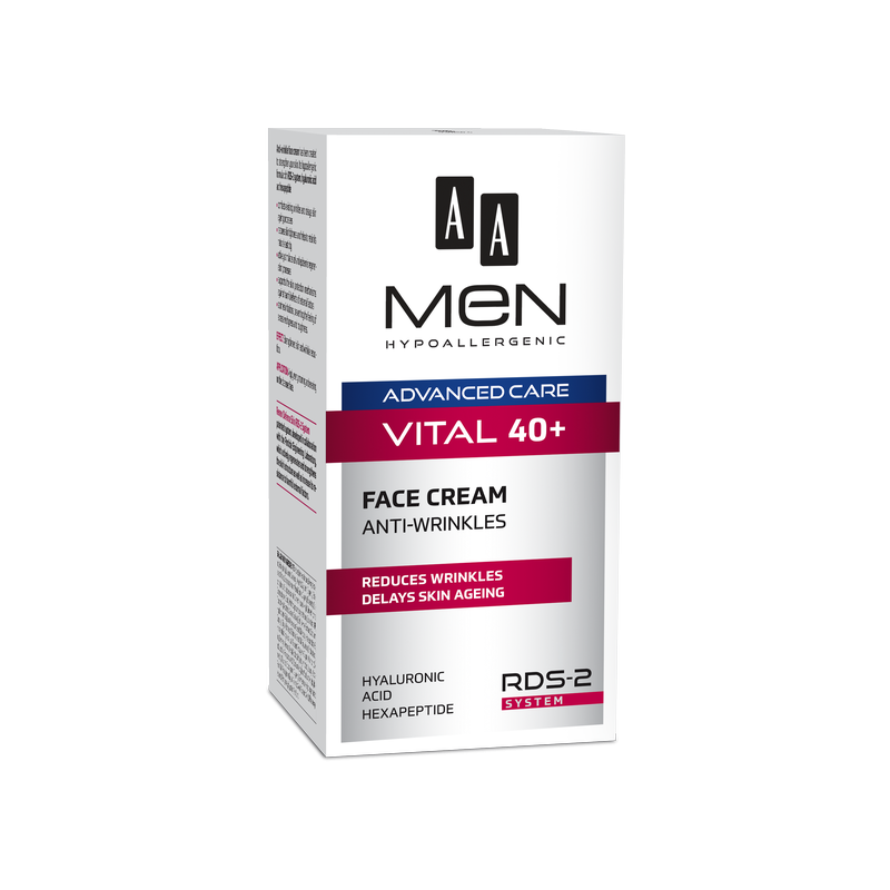 Men Advanced Care Face Cream Vital 40+ przeciwzmarszkowy krem do twarzy 50ml
