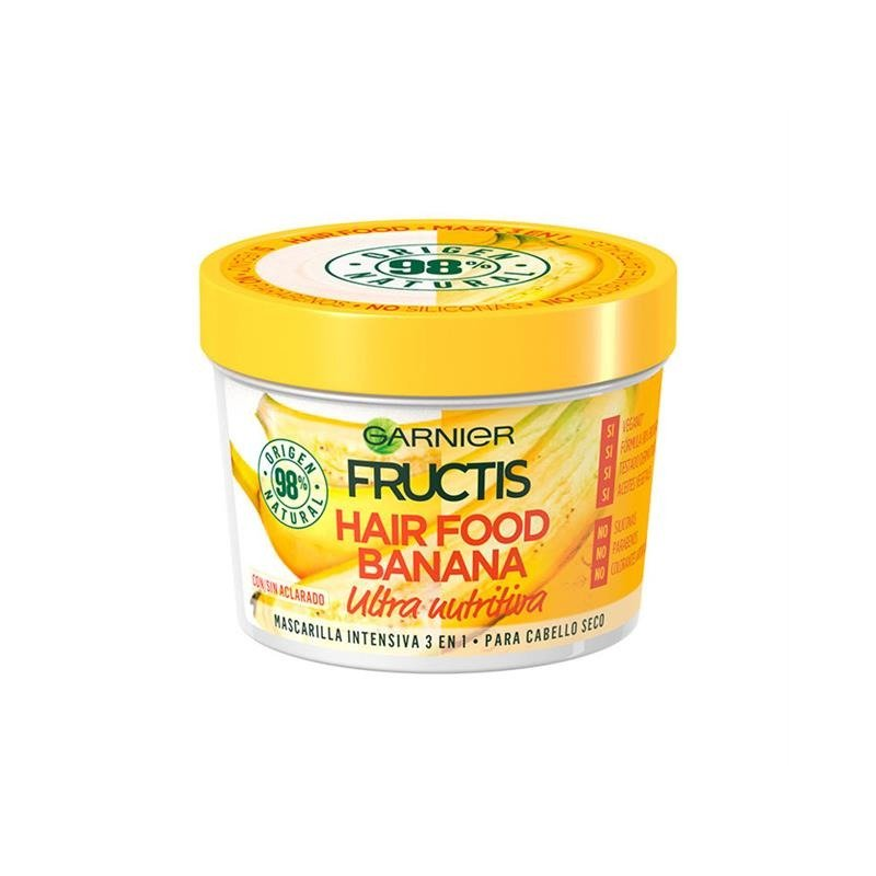 Fructis Hair Food 3w1 maska do włosów bardzo suchych Banana 390ml
