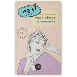 Mask Sheet After Night Overtime rewitalizująca maseczka na bawełnianej płachcie po ciężkim dniu