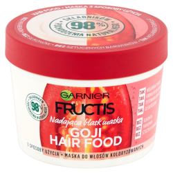Fructis Hair Food 3w1 maska do włosów farbowanych Jagody Goji 390ml