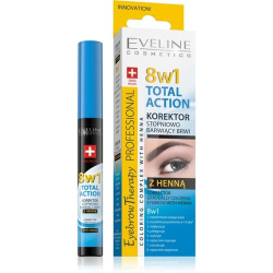 Eyebrow Therapy Total Action 8w1 korektor stopniowo barwiący brwi z henną 10ml