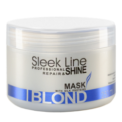 Sleek Line Blond Mask maska z jedwabiem do włosów blond zapewniająca platynowy odcień 250ml