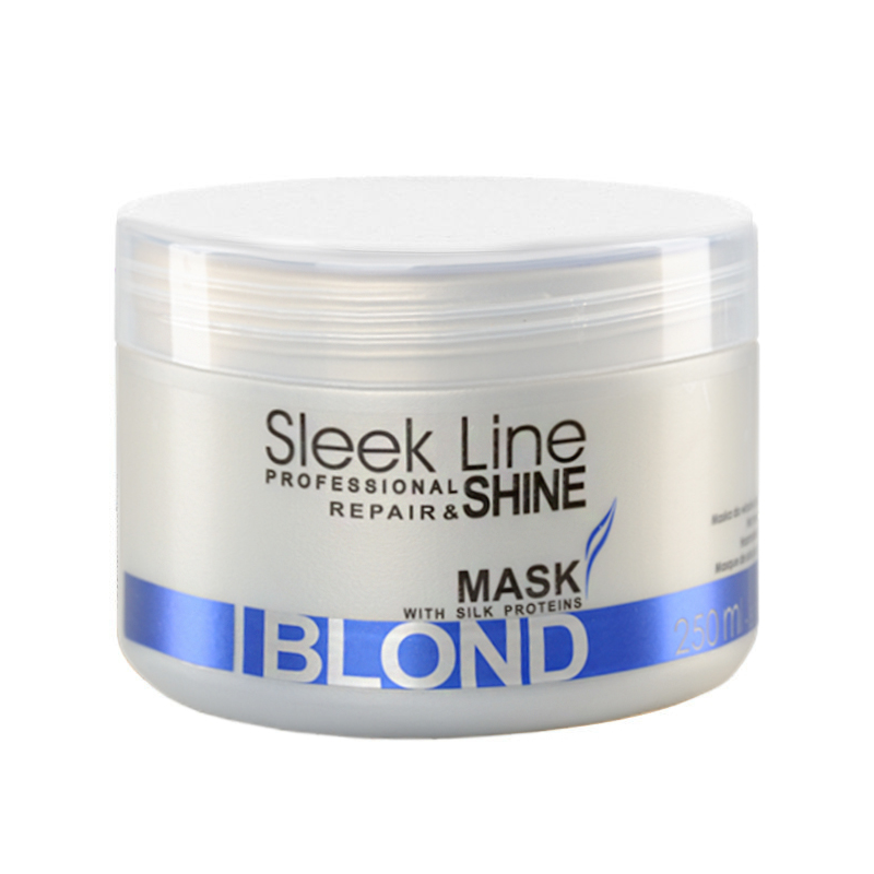 Sleek Line Blond Mask maska z jedwabiem do włosów blond zapewniająca platynowy odcień 250ml